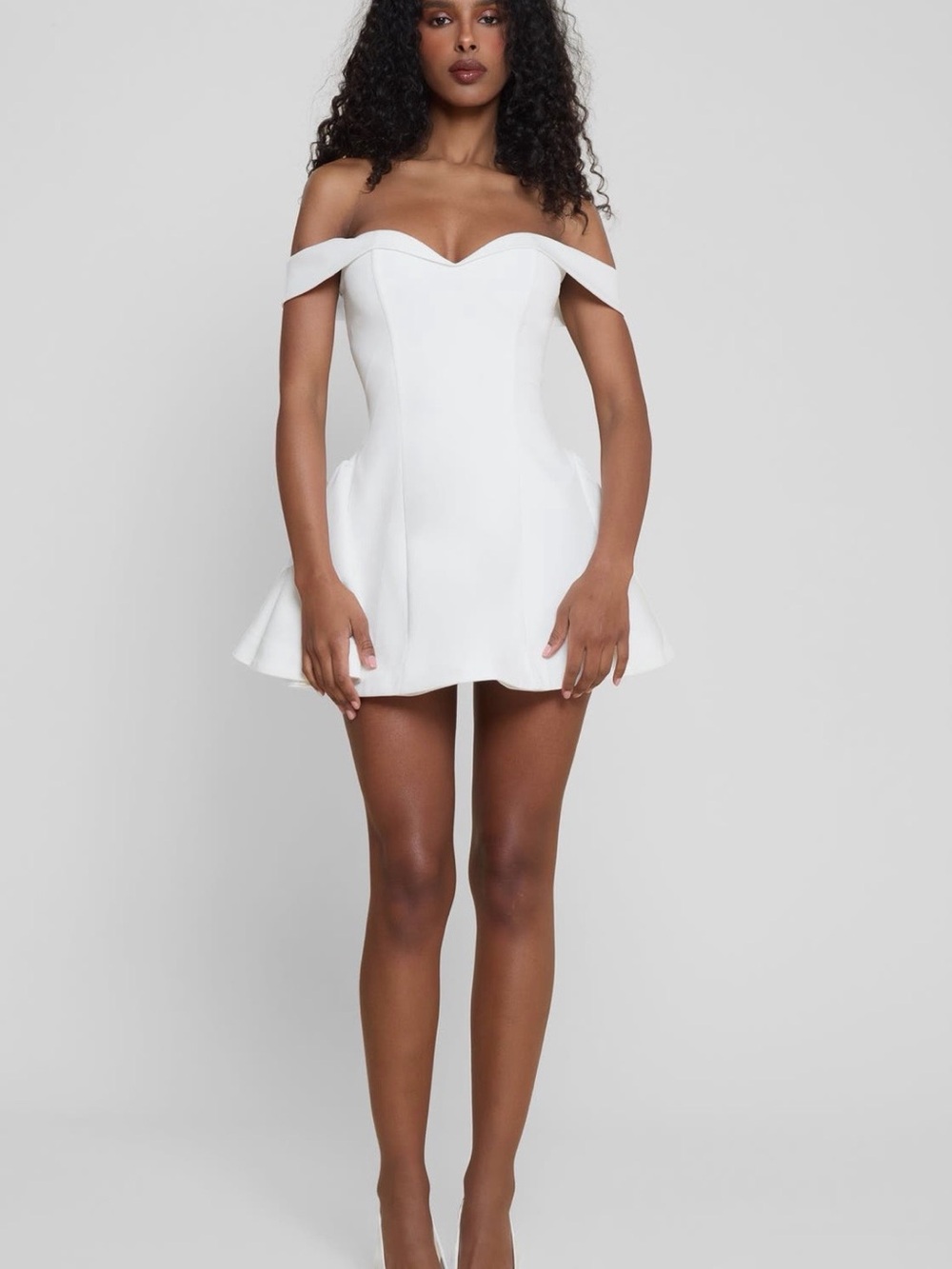 Baby Doll Corset Mini Dress - Perfect for Brides
